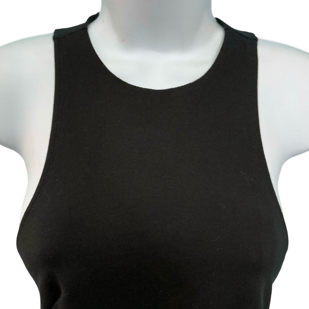 Atoir Black Bianca Racerback Stretchy Scuba Fabric Side Cutouts Bodysuit Sz 2 - Picture 12 of 12